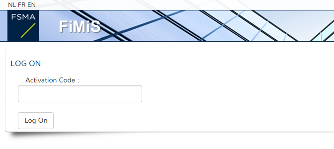 FiMis: Log on - Activation code