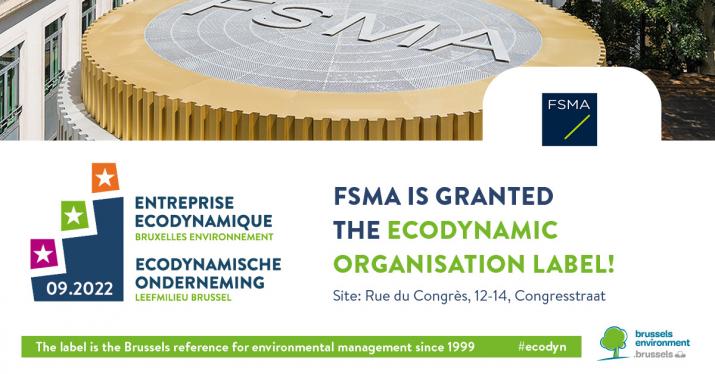 FSMA is granted the ecodynamic organisation label - 3 stars