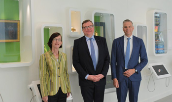 The FSMA’s chairman Jean-Paul Servais with Laura van Geest, Chair of the Executive Board of the AFM The FSMA’s chairman Jean-Paul Servais with Laura van Geest, Chair of the Executive Board of the AFM
