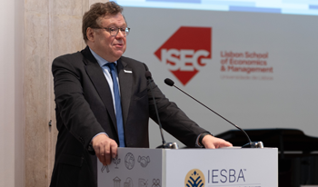 Jean-Paul Servais, de voorzitter van IOSCO en van de FSMA geeft speech op IESBA