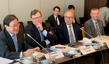 Jean-Paul Servais, the chairman of the Financial Services and Markets Authority (FSMA) and the International Organisation of Securities Commissions (IOSCO) at a meeting in Tokyo