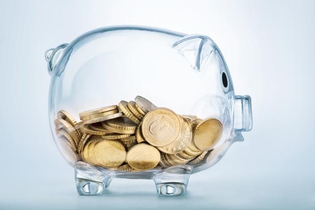 Pensions: an image of a piggy bank with coins
