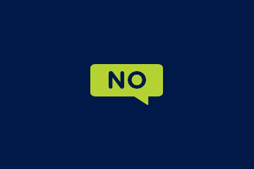 Fraud: the English word "no"