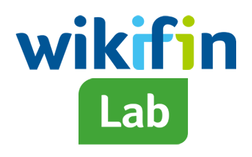 Wikifin: the logo of the Wikifin Lab